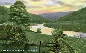 Monmouthshire: River Wye, Redbrook, Monmouthshire