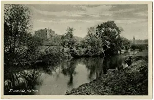 Derwent: The riverside, River Derwent, Malton, North Yorkshire