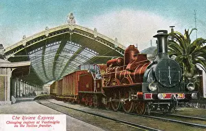 Chemins: Riviera Express - changing engines at Ventimiglia