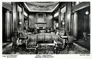 Aquitania: RMS Aquitania - The Carolean Smoking Room