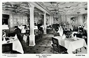 Aquitania: RMS Aquitania - The Grill Room