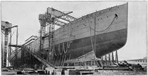 Launching: RMS Baltic - Before Launching 1903