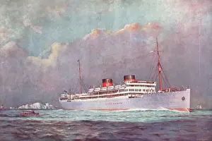 Resume: RMS Carnarvon Castle Passing the Needles, 1927
