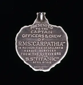 Carpathia: RMS Carpathia medal