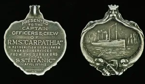 Shipwrecks: RMS Carpathia medals