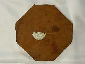 Henry Aldridge & Son Ltd.: RMS Carpathia, salvaged red octagonal floor tile