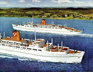 Steamships: RMS Empress of England and RMS Empress of Britain