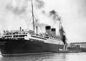 Mersey: RMS Mauretania, 1939