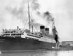 Mersey: RMS Mauretania, 1939