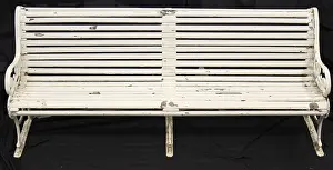 RMS Olympic - cast iron deck bench