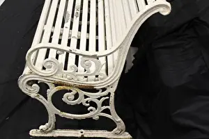 RMS Olympic - cast iron deck bench