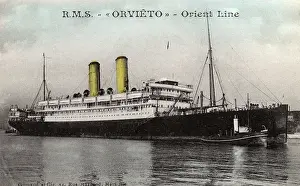 Minelayer: RMS Orvieto - Orient Line Steamer