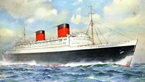 Cunard: RMS Queen Elizabeth, Cunard liner