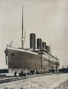 Tragically: RMS Titanic in Belfast dock