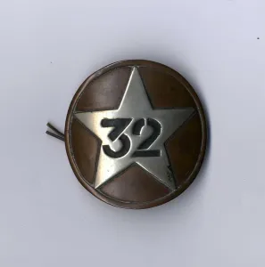 Rarest: RMS Titanic - Third Class steward's badge (front)