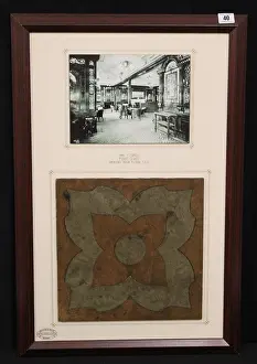 Authenticity: RMS Titanic - framed photograph and tile