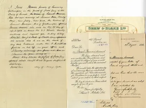 Relate: RMS Titanic - letters relating to Samuel Herman