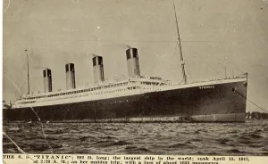 Unused: RMS Titanic - post-disaster postcard