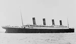 RMS Titanic at sea