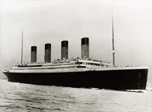 Furnished: RMS Titanic at sea