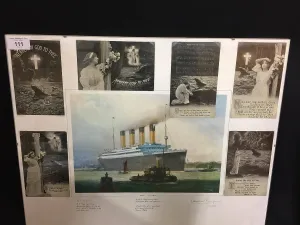 Nearer: RMS Titanic - signed print and postcards