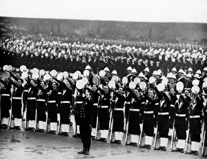 Reviewed: RNVR parade for Queen Elizabeth II