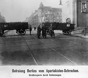 Reinhard: Road blockade of government troops during the