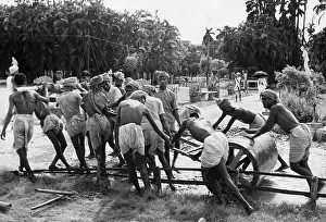 Dozen: Road construction in India, 1939