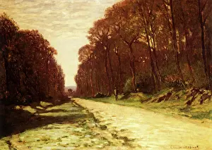 Fontainebleau: Road in the Forest of Fontainebleau, by Monet