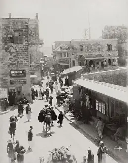 Jaffa: Road to the Jaffa Gate, Jerusalem, modern Israel