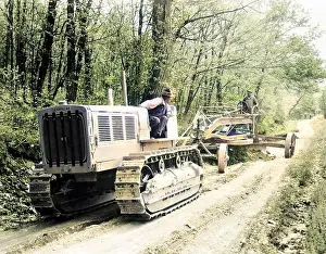 Thecolourisedpic: ROAD MAKING IN AMERICA
