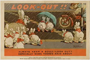 Terry Parker: Road safety poster by Harry Rountree