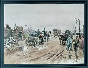 Bellecour: A road on the Somme Front