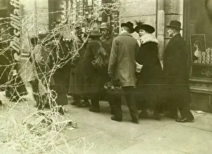 Closure: Roadblock at the Friedrichstrasse in Berlin, 1918