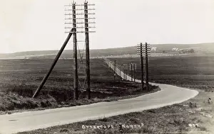 Northumbria: Roadside Telegraph Poles along the road to Ottercops