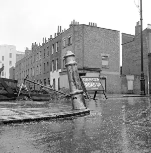 Bollard: Roadworks And Bollard