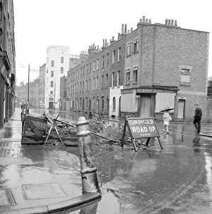 Bollard: Roadworks And Bollard