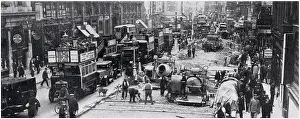 Labourers: Roadworks in The Strand, London 1928