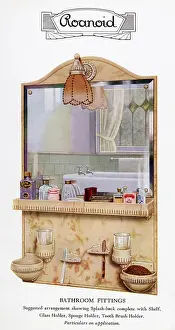 Splash: Roanoid bakelite bathroom fittings