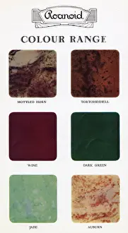Jade: Roanoid bakelite colour range