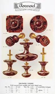 Fittings: Roanoid bakelite drawer knobs