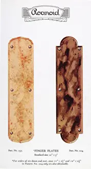 Marbled: Roanoid bakelite finger plates