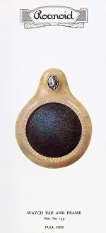 Marbled: Roanoid bakelite watch pad and frame