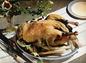 Celery: ROAST CHICKEN AND SAUCE