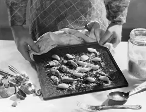 Sprinkle: ROASTED HAZEL NUTS!
