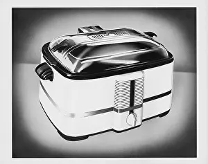 Chrome: Roaster, circa 1950s