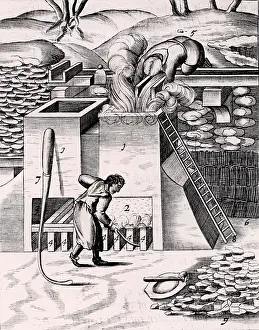 Ercker: Roasting gold ore in order to recover the precious