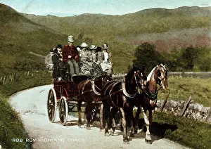 Outlaw: Rob Roy Highland Coach with passengers, Scotland