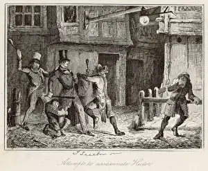Muggers: Robbery in Street - 1840