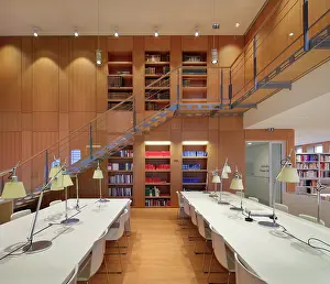 Bookcases: Robert Badinter Library, Tribunal de Paris, Paris, France